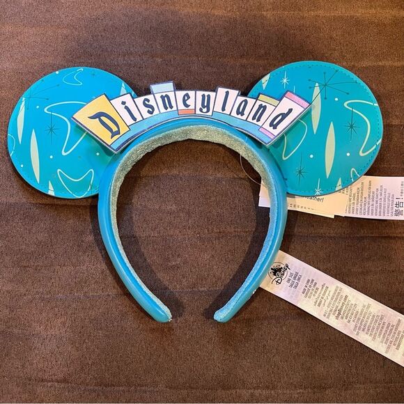 Disneyland Parks Marquee Sign Mickey Minnie Mouse Ear Headband Making Magic NWT - Picture 1 of 5